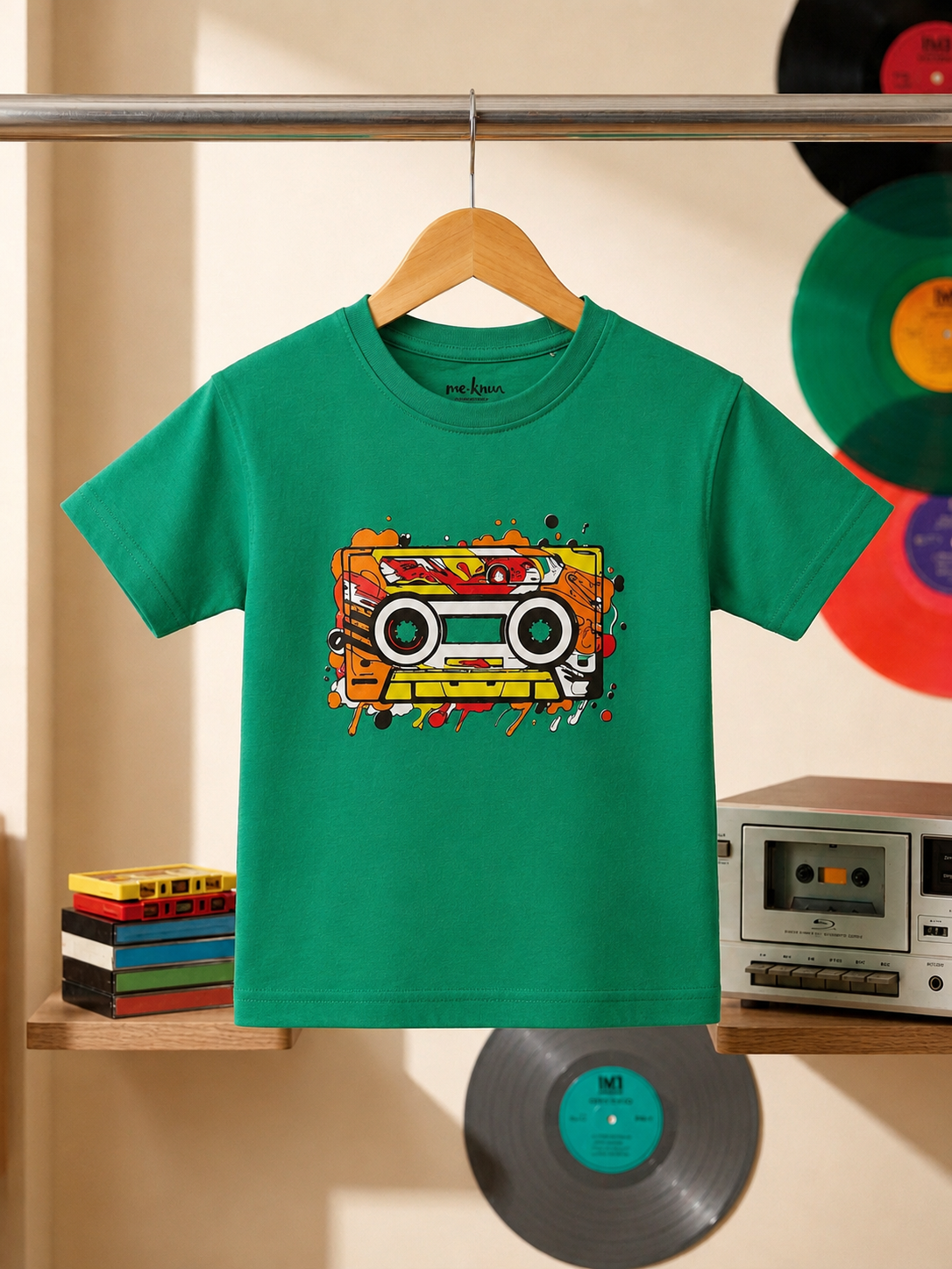 Boys Retro Cassette T-Shirt