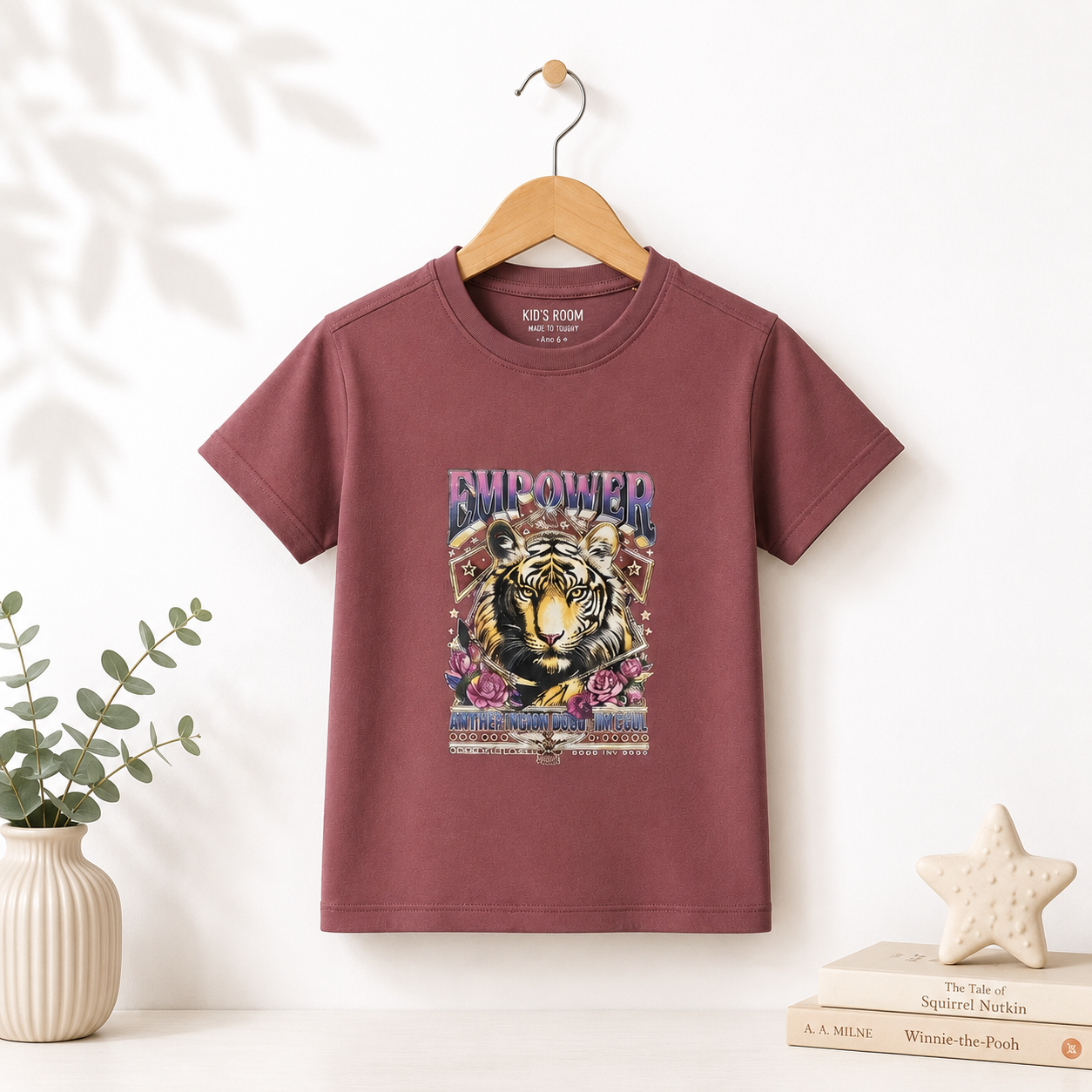 Maroon Tiger T-Shirt